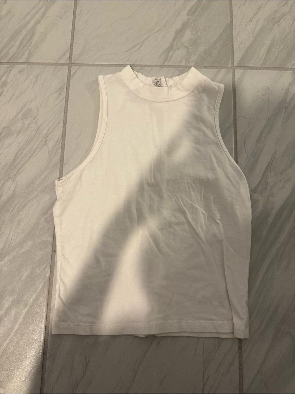 Essentials White Short-Sleeve Crewneck Tee